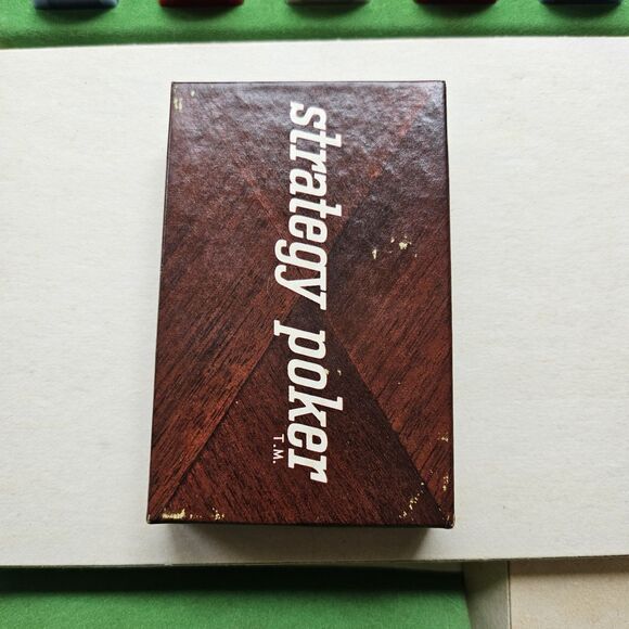 Vintage 1967 Milton Bradley Board Game Strategy Poker Complete with all parts - Picture 6 of 6